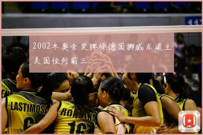2002冬奥会奖牌榜德国挪威东道主美国位列前三